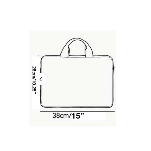 Laptop Bag - Black Cat w Peonies - Picture 4 of 4